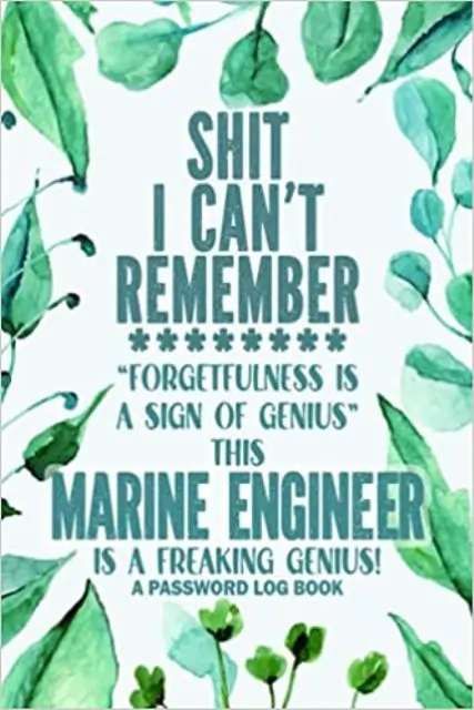 Marine Engineer Password Log Book