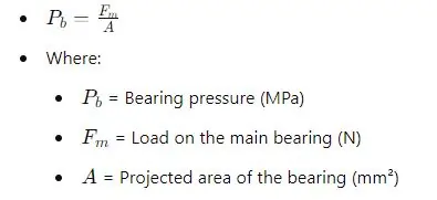 Bearing Pressure