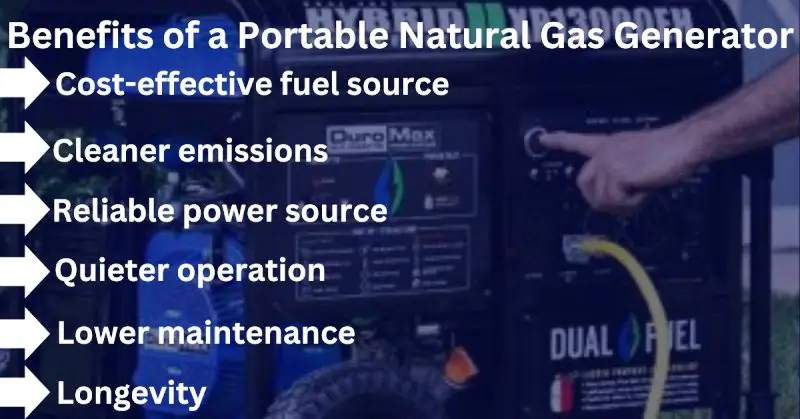 Benefits of a Portable Natural Gas Generator