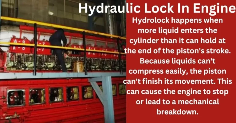 Hydraulic Lock In Engine