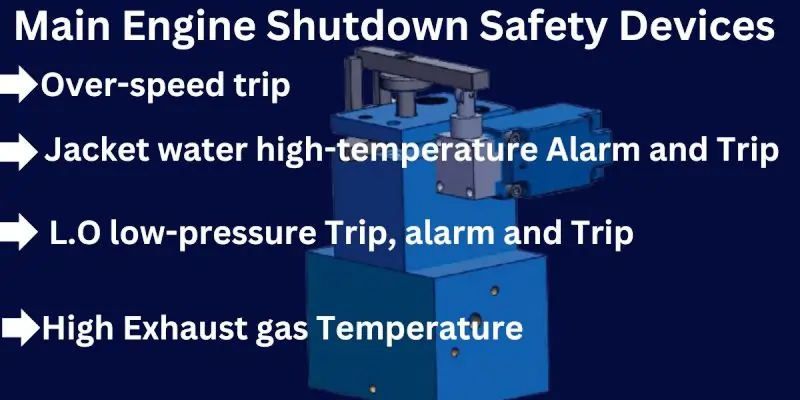 Main Engine Shutdown Safety Devices