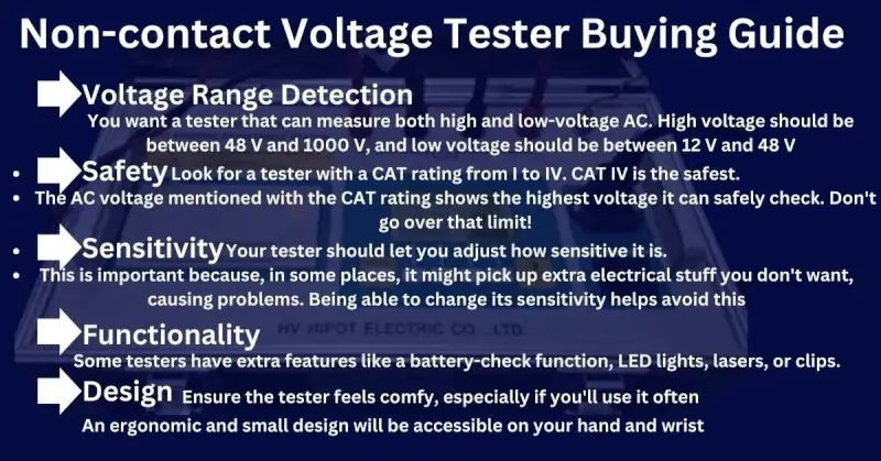 Non-contact Voltage Tester Buying Guide