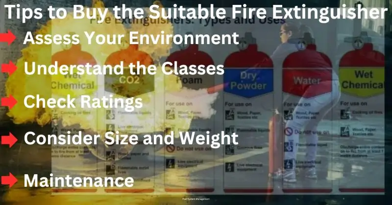 Tips to Buy the Suitable Fire Extinguisher