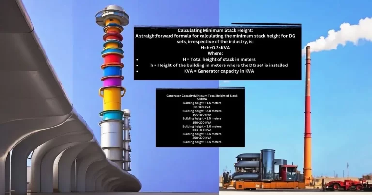What Is Exhaust Stack Height Of DG Set