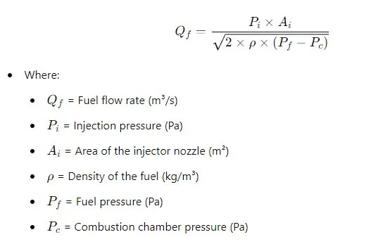 Fuel Flow Rate Calculation