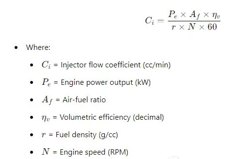 Fuel Injector Sizing 1