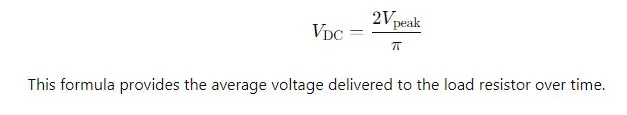 Average DC Output Voltage