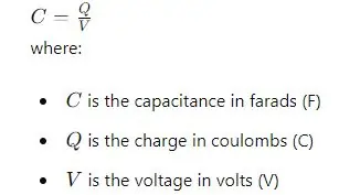  Capacitance (C) Calculation