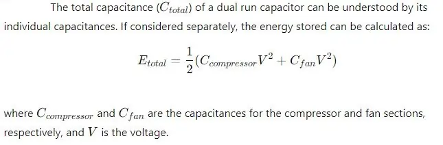 Dual Run Capacitors