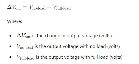 Load Regulation