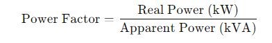 Power factor formula