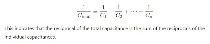 Series Capacitance