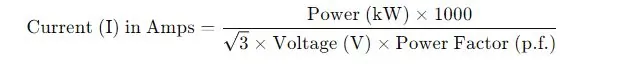 Amperage Calculation