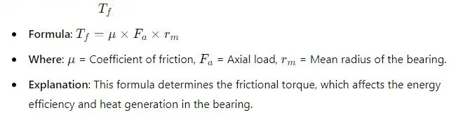 Frictional Torque