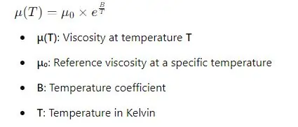 Viscosity-Temperature Relationship