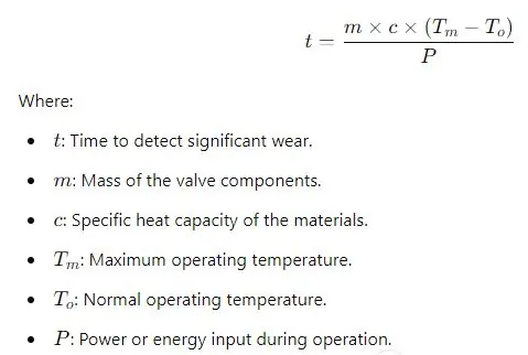 Wear Detection Formula