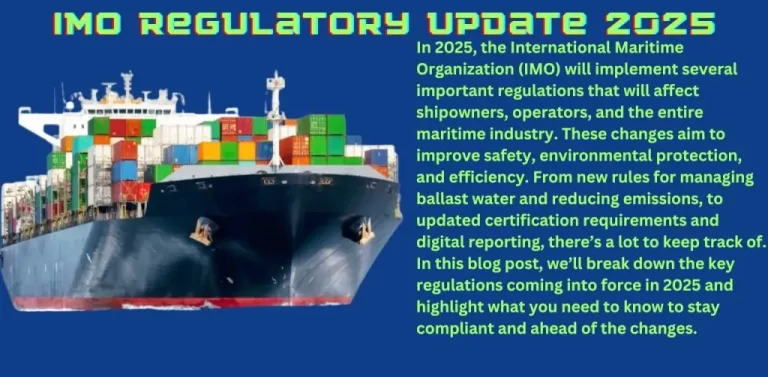 IMO Regulatory Update 2025